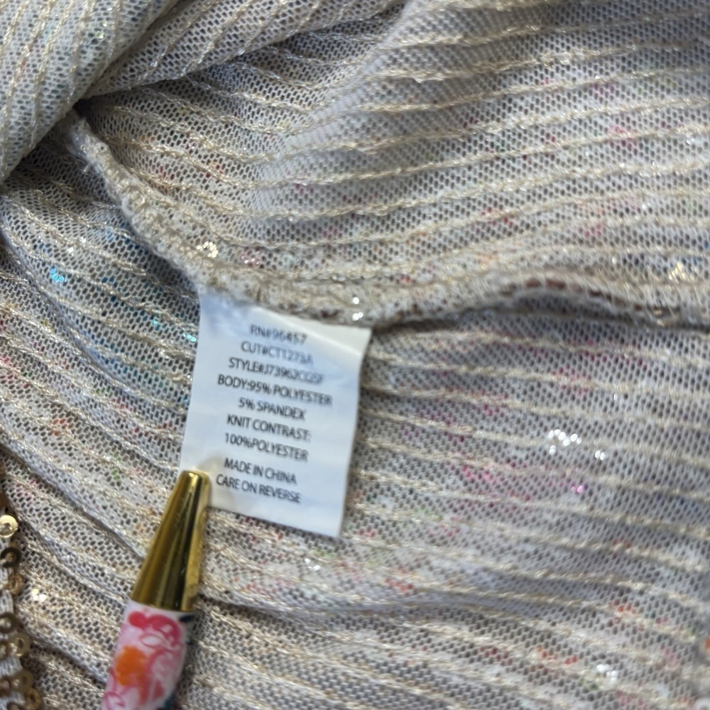 Alter'd State Sequin Rainbow Tank Top Size Small -Stretchy - Picture 8 of 9
